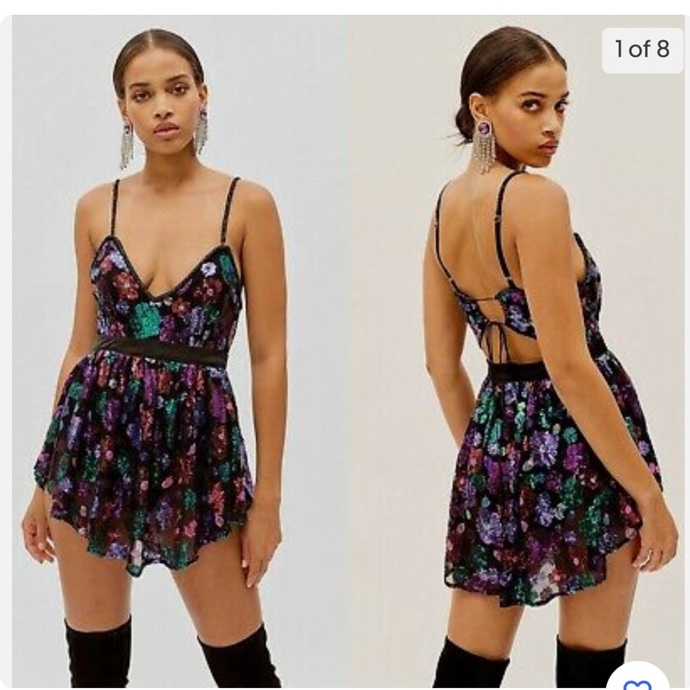NWT FOR LOVE & LEMONA ARIANA PARTY DRESS SIZE M